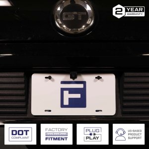 Ford Mustang License Plate Lights - Rear - FORM Lighting - LED - Cool White - 2010